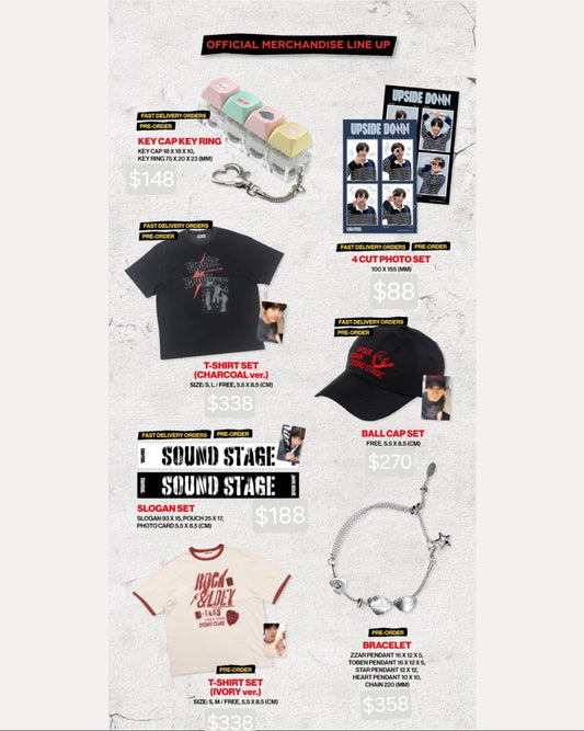 【PRE-ORDER】2025 CHANYEOL [Upside Down:Sound Stage] OFFICIAL MERCHANDISE DETAILS