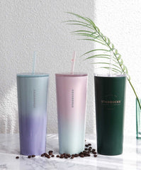 [限時優惠]Gradient Straw Tumbler