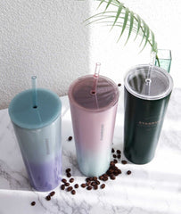 [限時優惠]Gradient Straw Tumbler