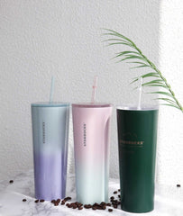 [限時優惠]Gradient Straw Tumbler