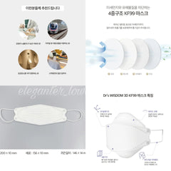 DENTIS Dr`s WISDOM KF99 3D MASK 50片/100片 獨立包裝 不散賣🙅‍♀️